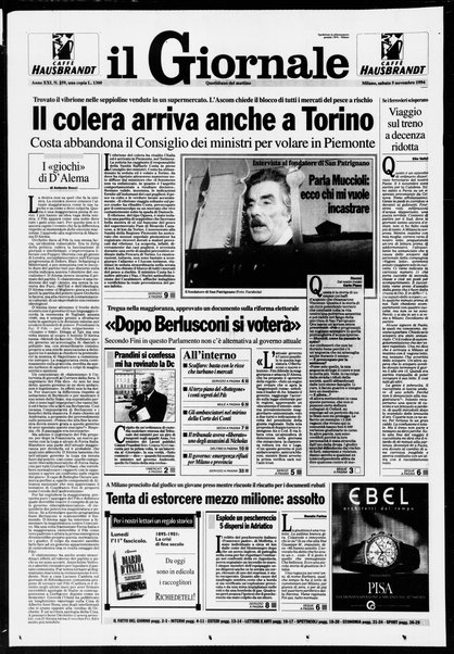 Il giornale : quotidiano del mattino